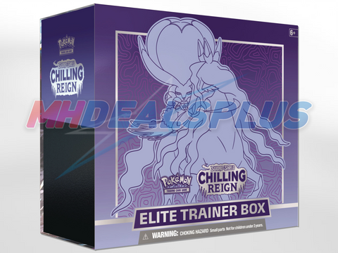 Pokemon TCG Chilling Reign Elite Trainer Box (Shadow Rider Calyrex) - 8 Booster Packs