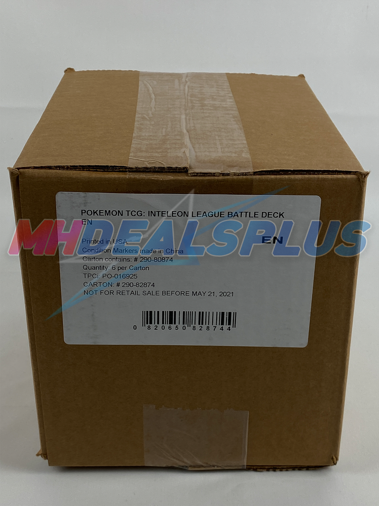 Pokemon TCG: Inteleon VMAX League Battle Deck Sealed Case - 6 Battle D MHDEALSPLUS Pokemon TCG: Inteleon VMAX League Battle Deck Sealed Case - 6 Battle D MHDEALSPLUS