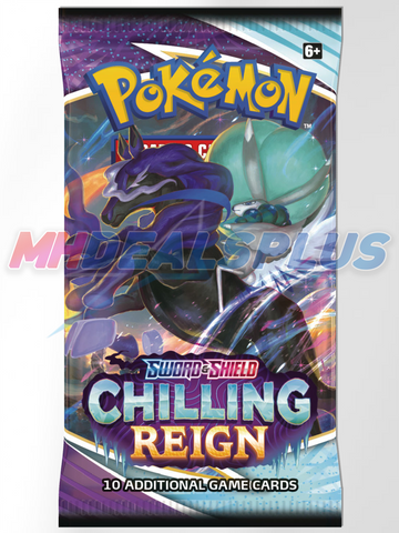 Pokemon TCG Chilling Reign 3-Pack Blister Sealed Case - 24 Blister Pac MHDEALSPLUS Pokemon TCG Chilling Reign 3-Pack Blister Sealed Case - 24 Blister Pac MHDEALSPLUS