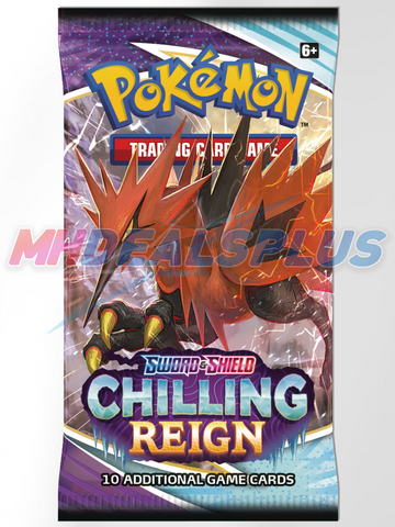 Pokemon TCG Chilling Reign 3-Pack Blister w/ Eevee & Snorlax - Set Pokemon TCG Chilling Reign 3-Pack Blister w/ Eevee & Snorlax - Set