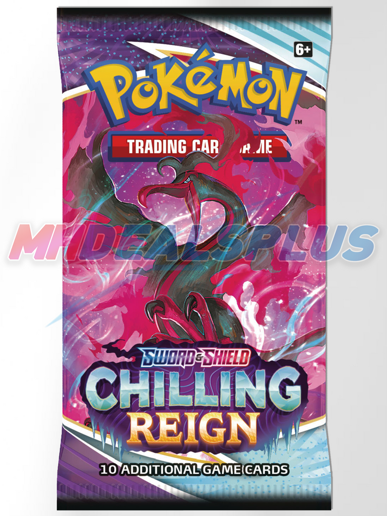 Pokemon TCG Chilling Reign 3-Pack Blister Sealed Case
