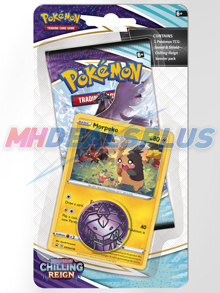 pokémon cards chilling reign Pokemon TCG Chilling Reign Checklane Blister Morpeko & Phanpy