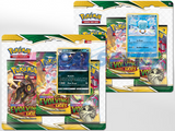 Pokemon TCG Sword & Shield Evolving Skies 3-Pack Blister w/ Umbreon & Eiscue Sealed Case - 24 Blister Packs