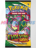 Pokemon TCG Sword & Shield Evolving Skies Booster Box Sealed Case - 6 Booster Boxes