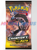 Pokemon TCG Champion's Path Hatterene V Collection Box - 4 Booster Packs