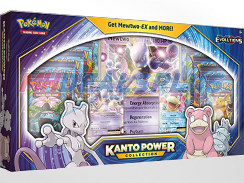 Pokemon TCG Kanto Power Collection Mewtwo-EX & Slowbro-EX Box - 10 Booster Packs