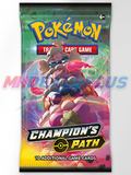 Pokemon TCG Champion's Path Hulbury Gym Pin Collection - 3 Packs, 1 Pin/Promo