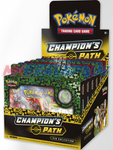 Pokemon TCG Champion's Path Pin Collection Sealed Case - 18 Packs, 6 Pins/Promos