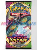 Pokemon TCG Vivid Voltage Checklane Blister w/ Grookey & Scorbunny Set - 2 Booster Packs