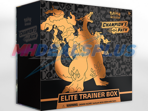 Pokemon TCG Champion's Path Elite Trainer Box Sealed Case - 10 Boxes