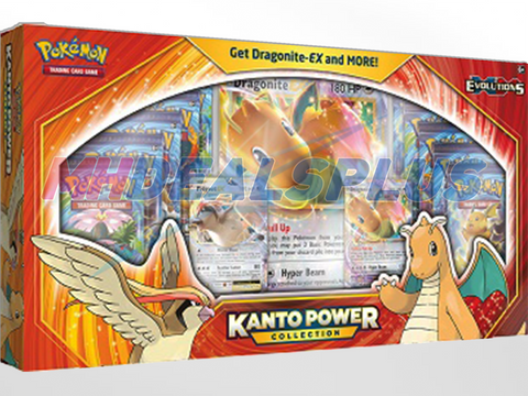 Pokemon TCG Kanto Power Collection Dragonite-EX & Pidgeot-EX Box - 10 Booster Packs