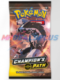 Pokemon TCG Champion's Path Marnie Premium Collection Box - 8 Booster Packs, 2 Pins