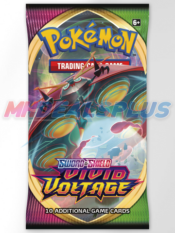 Pokemon TCG Sword & Shield Vivid Voltage 3-Pack Blister w/ Sobble - 3 MHDEALSPLUS Pokemon TCG Sword & Shield Vivid Voltage 3-Pack Blister w/ Sobble - 3 MHDEALSPLUS