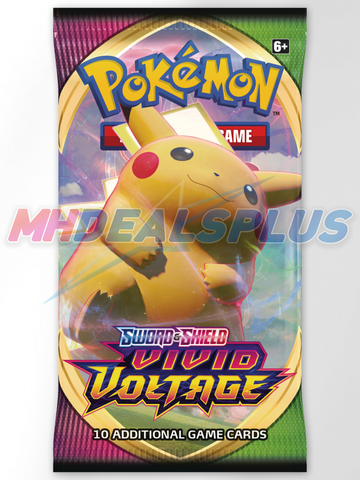 Pokemon TCG Sword & Shield Vivid Voltage 3-Pack Blister w/ Sobble - 3 MHDEALSPLUS Pokemon TCG Sword & Shield Vivid Voltage 3-Pack Blister w/ Sobble - 3 MHDEALSPLUS