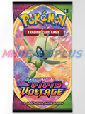 Pokemon TCG Sword & Shield Vivid Voltage 3-Pack Blister Sealed Case - 24 Blister Packs