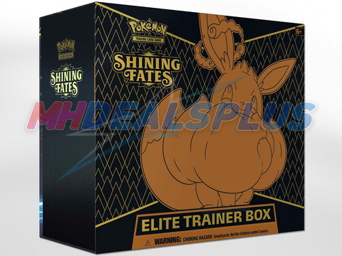 Pokemon TCG Shining Fates Elite Trainer Box Sealed - 10 Booster Packs